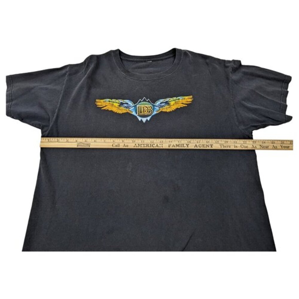 Doobie Brothers Shirt 2011 American Tour Black Men’s L/XL Hawk Wings Guitar Logo - Picture 6 of 9